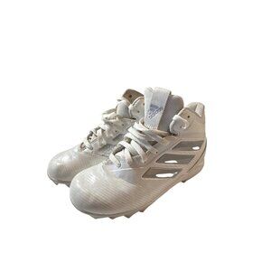Adidas White Youth Football Cleats Size 12K‎